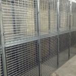 Luggage Storage Cages New York City Hotels. Stocked in 3'W x 3'D x 90"H and 4'W x 4'D x 90"H. sales@LockersUSA.com