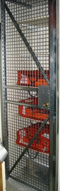 Welded cage hinged doors NYC